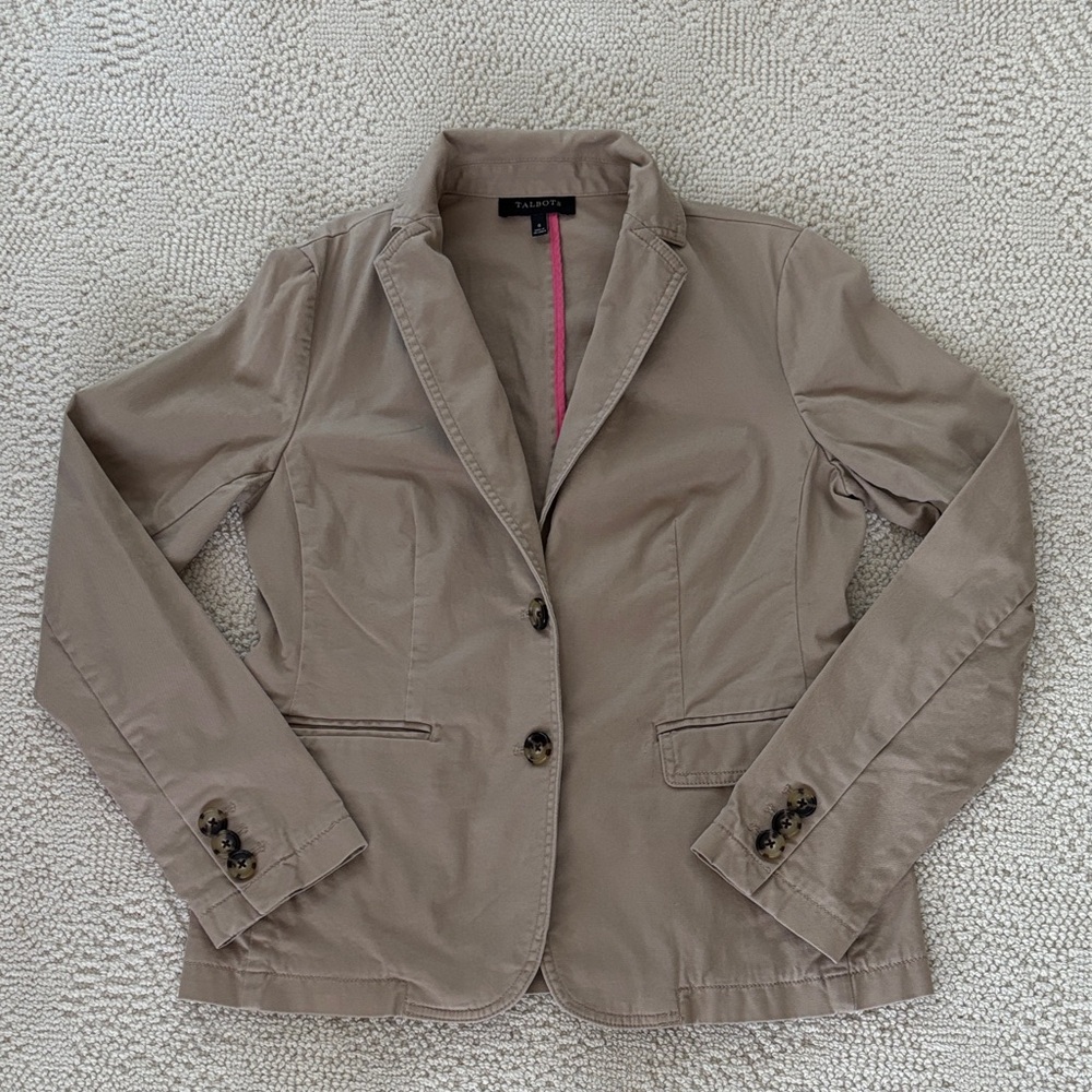 Talbots Tan Blazer